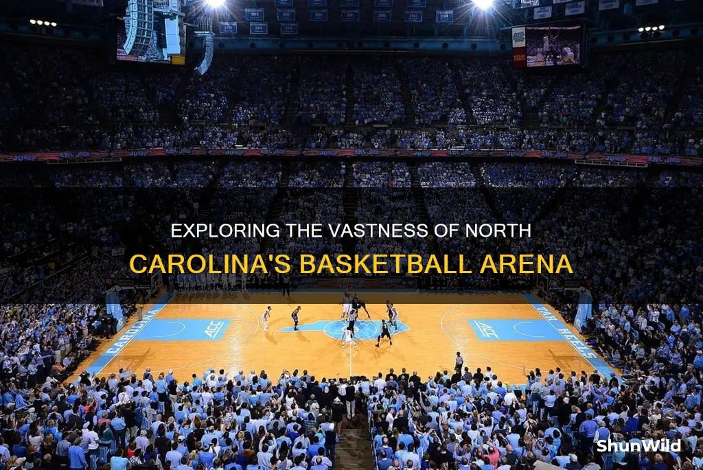 how big is north carolina basketball arena