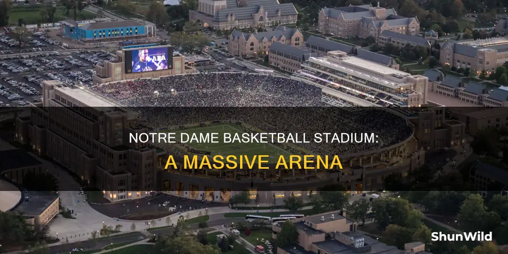 how big is notre dame basketball stadium