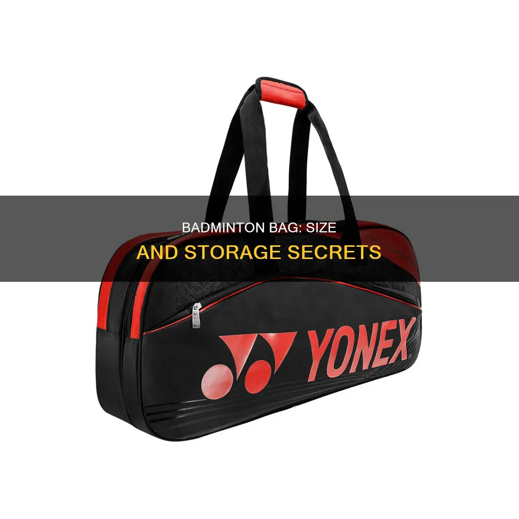 how big is your badminton bag