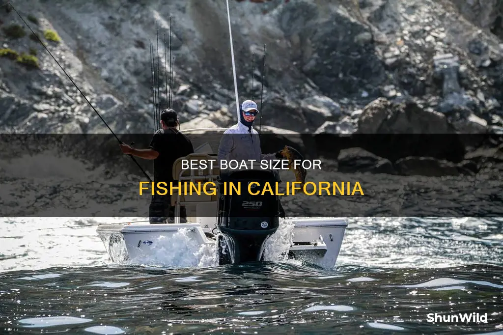 how big of a boat to go fishing in California