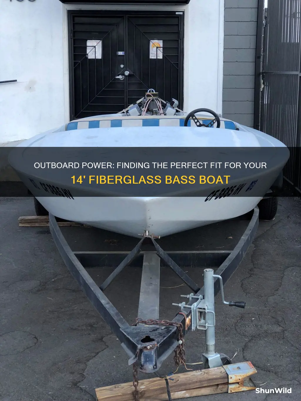 how big outboard for 14 fiberglass bass boat