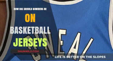 Jersey Numbers: Size and Visibility Standards