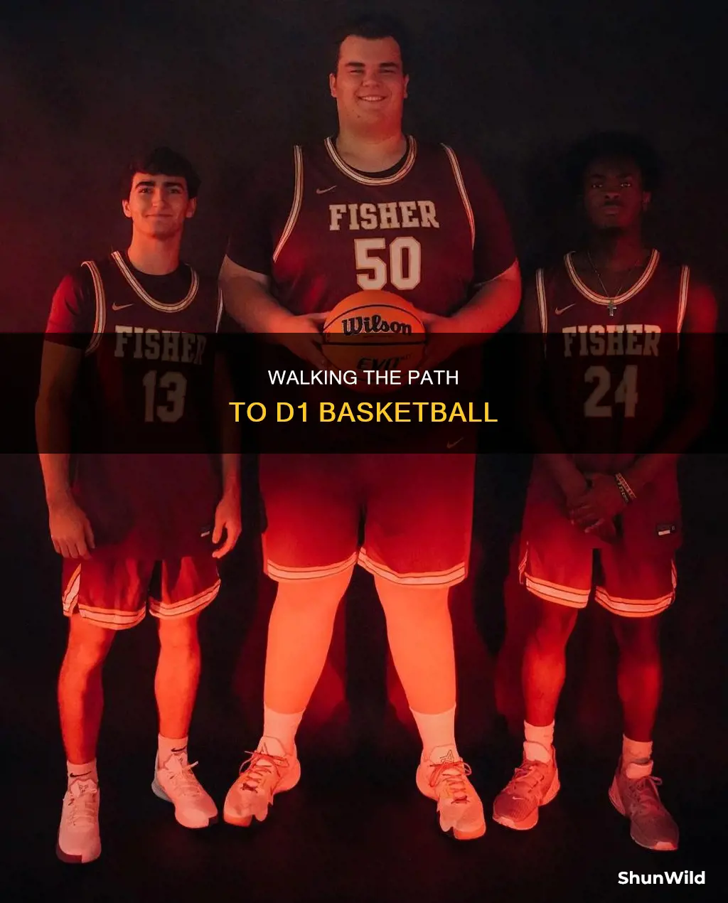 how big to walk on d1 basketball
