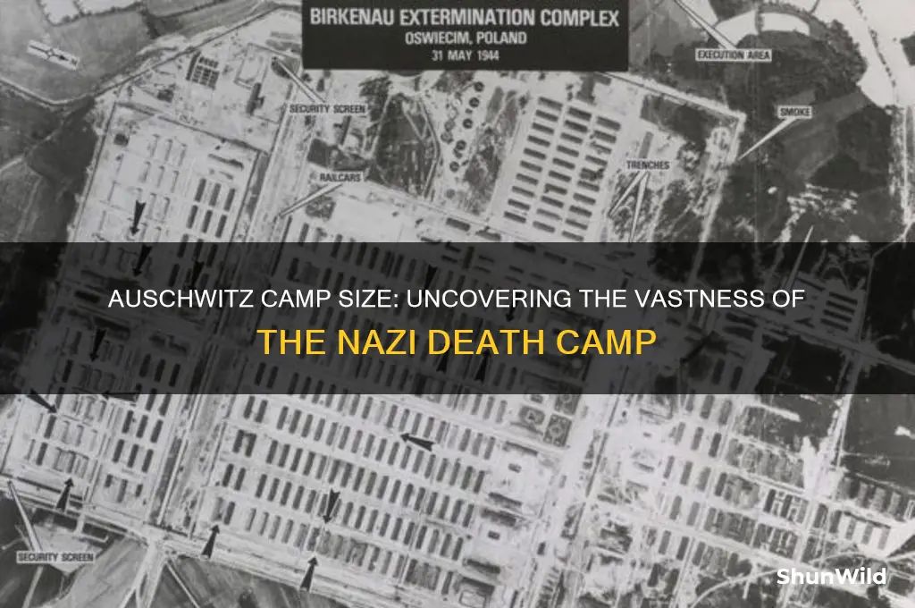 how big was auschwitz camp