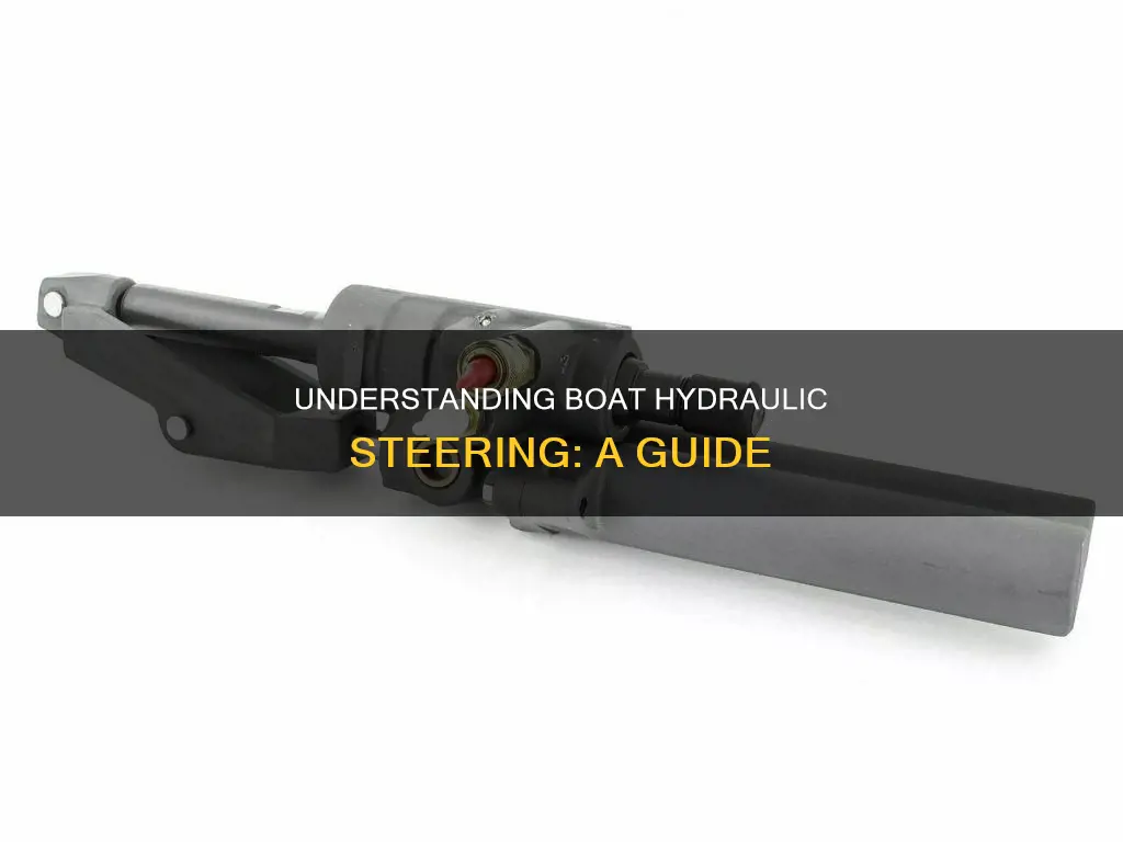 how boat hydraulic steering works