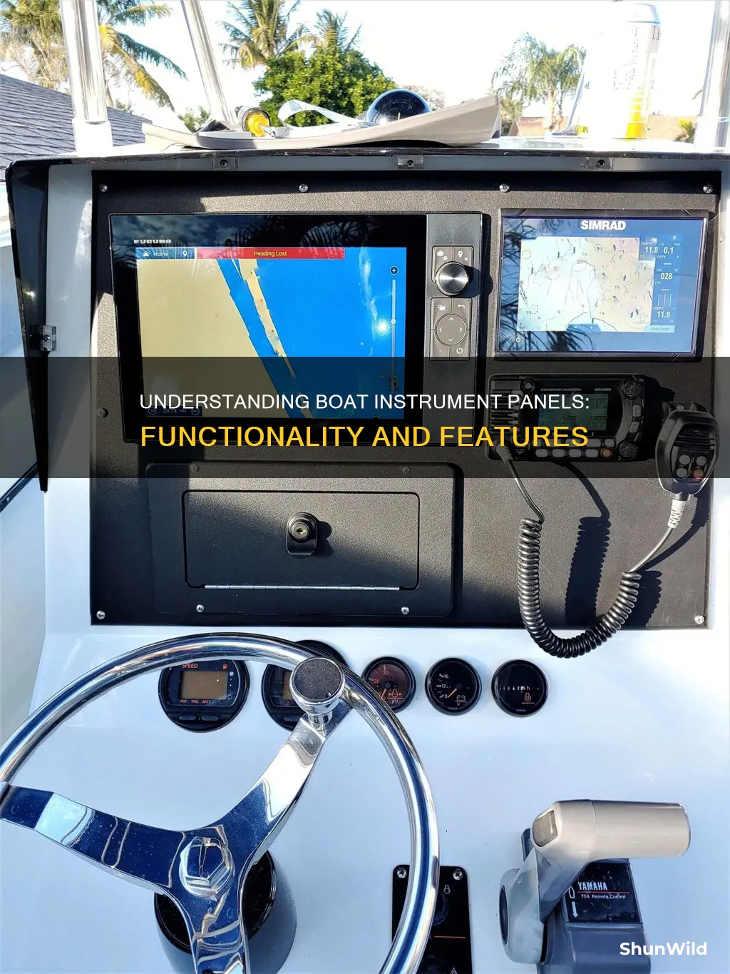 how boat instrument panels work