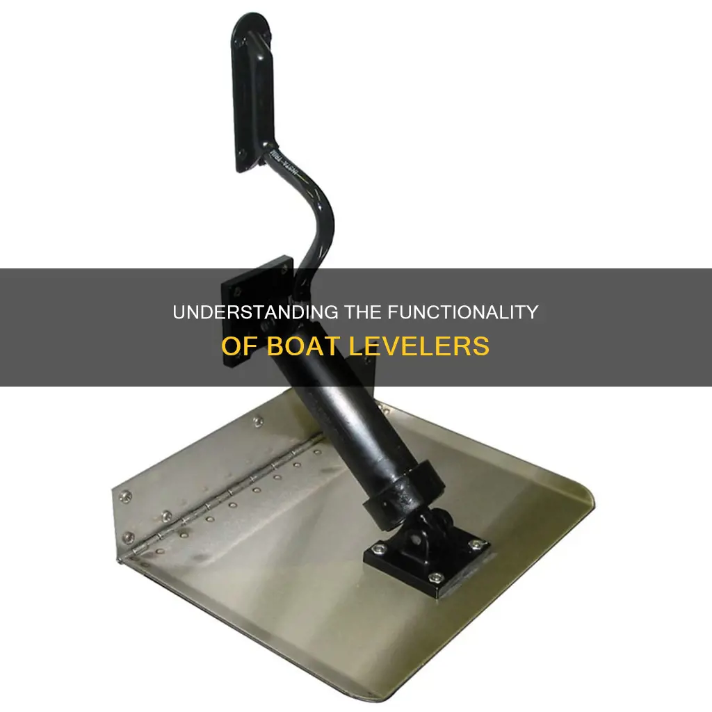 how boat leveler works