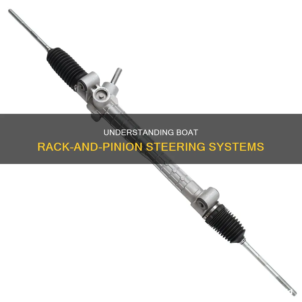 how boat rack and pinion steering works