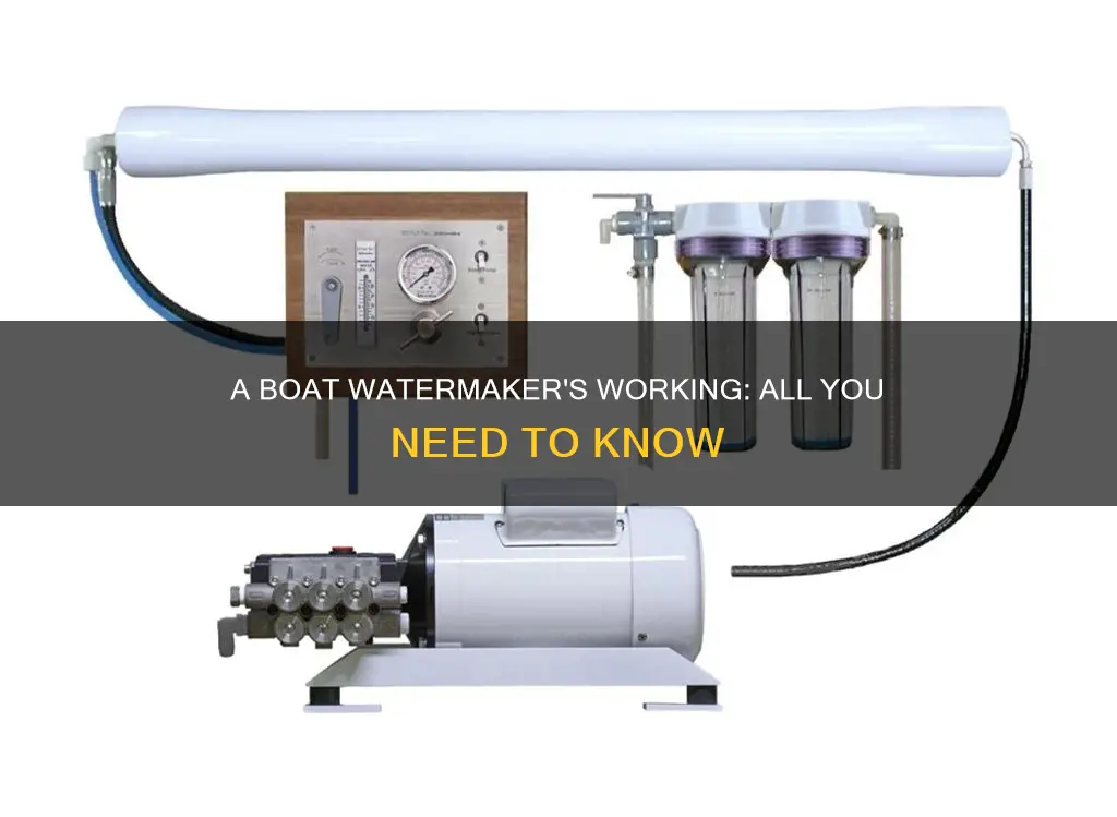 how boat watermaker works