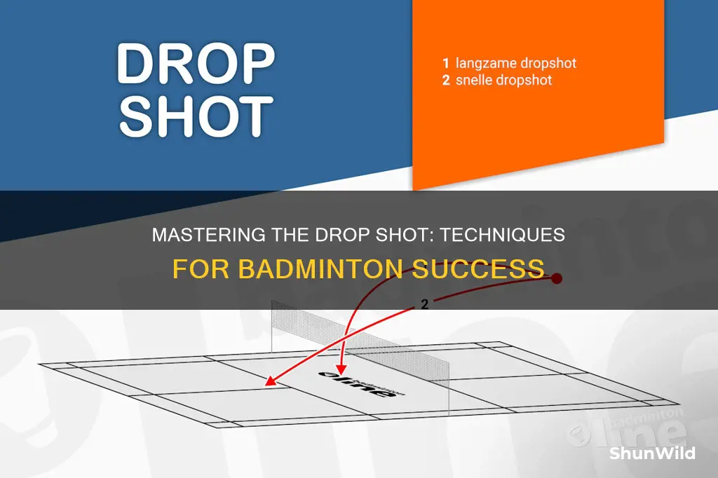 how can i improve my drop shot in badminton