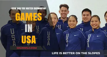 Where to Watch Badminton in the USA