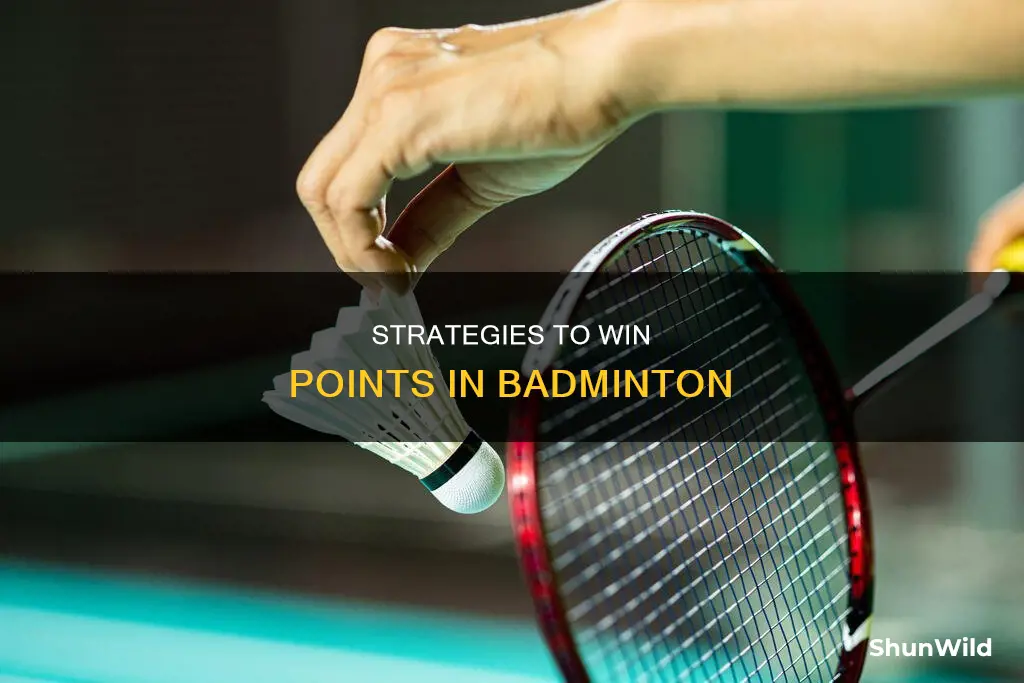 how can you win a point in badminton