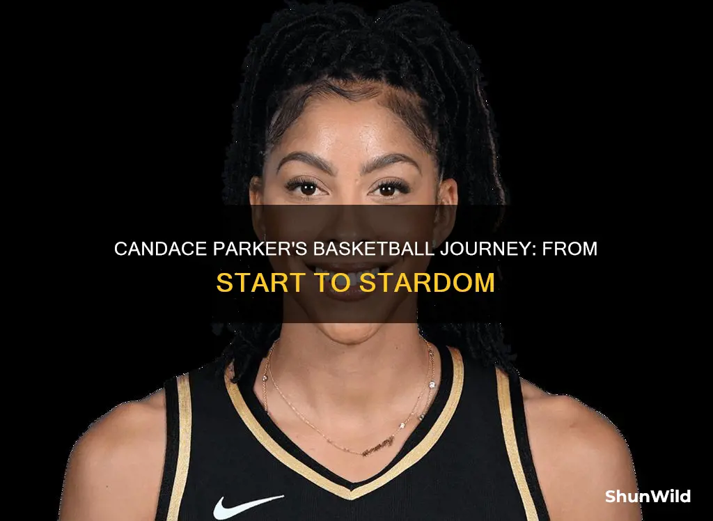 how candace parker started her basketball history