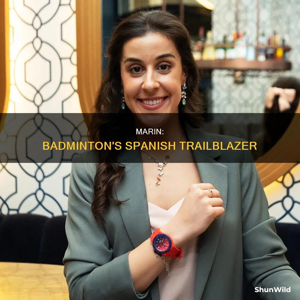 how carolina marin spread badminton in spain