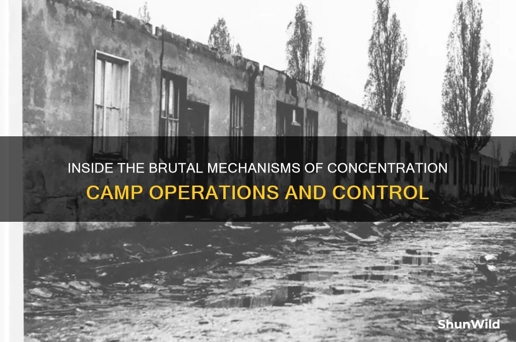 how conteration camps where run