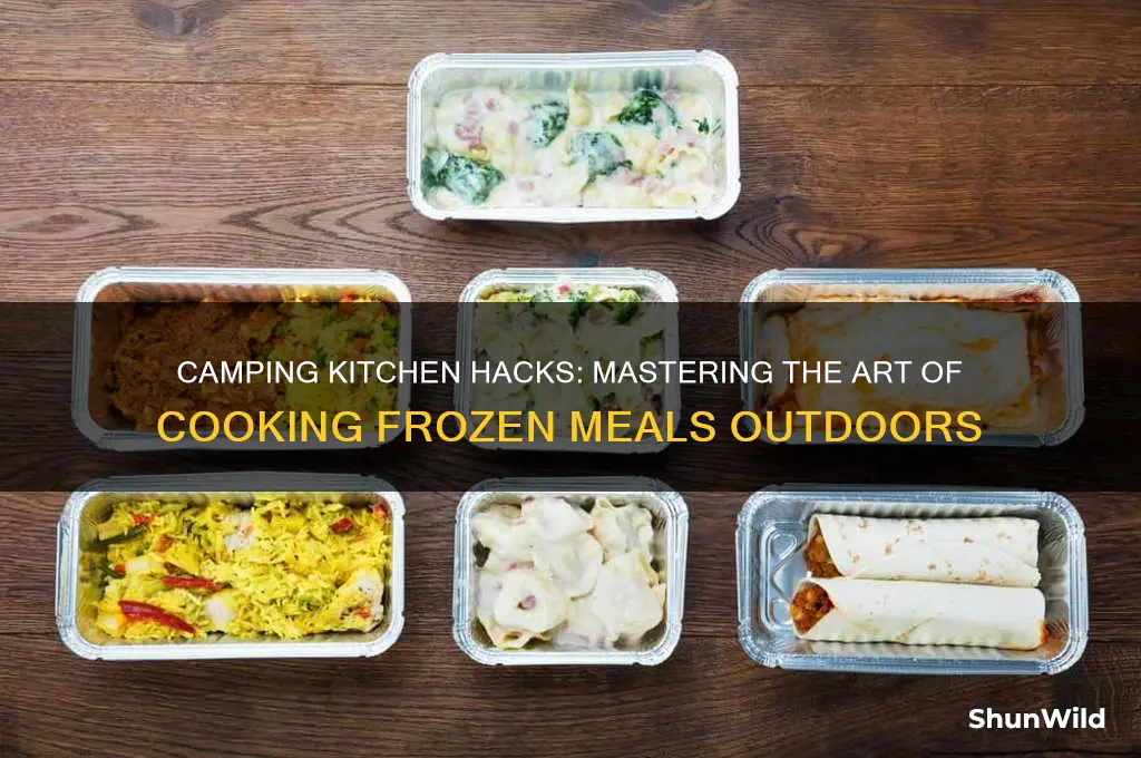 how cook frozen food camping