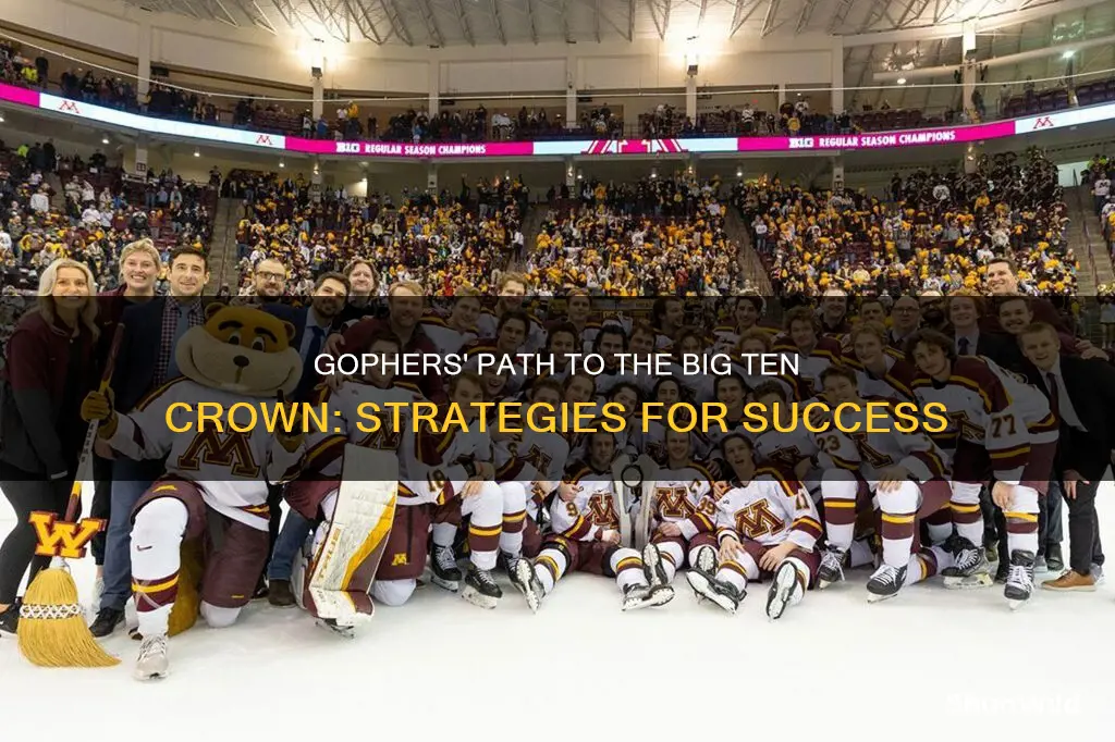 how could gophers win big ten basketball crown