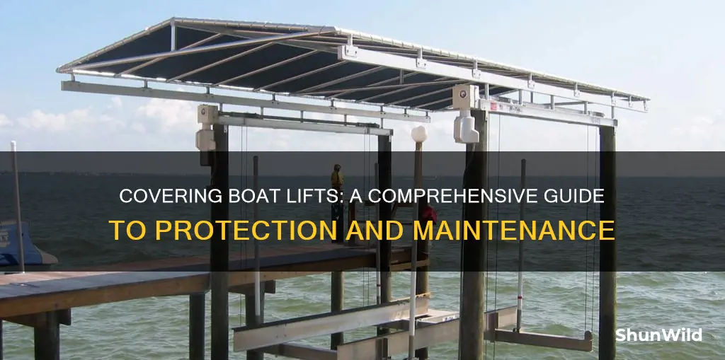 how cover go on boat lift