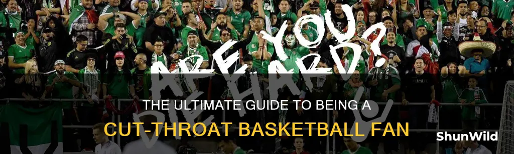 how cut basketball fan