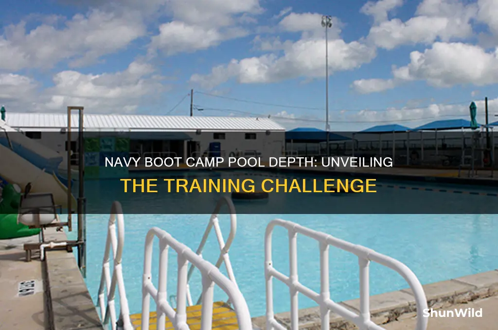 how deep is navy boot camp pool