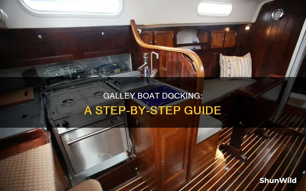 how did a galley boat dock