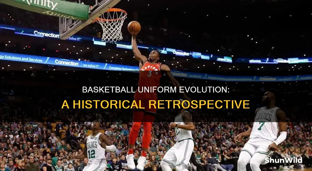how did basketball uniforms changed over the years