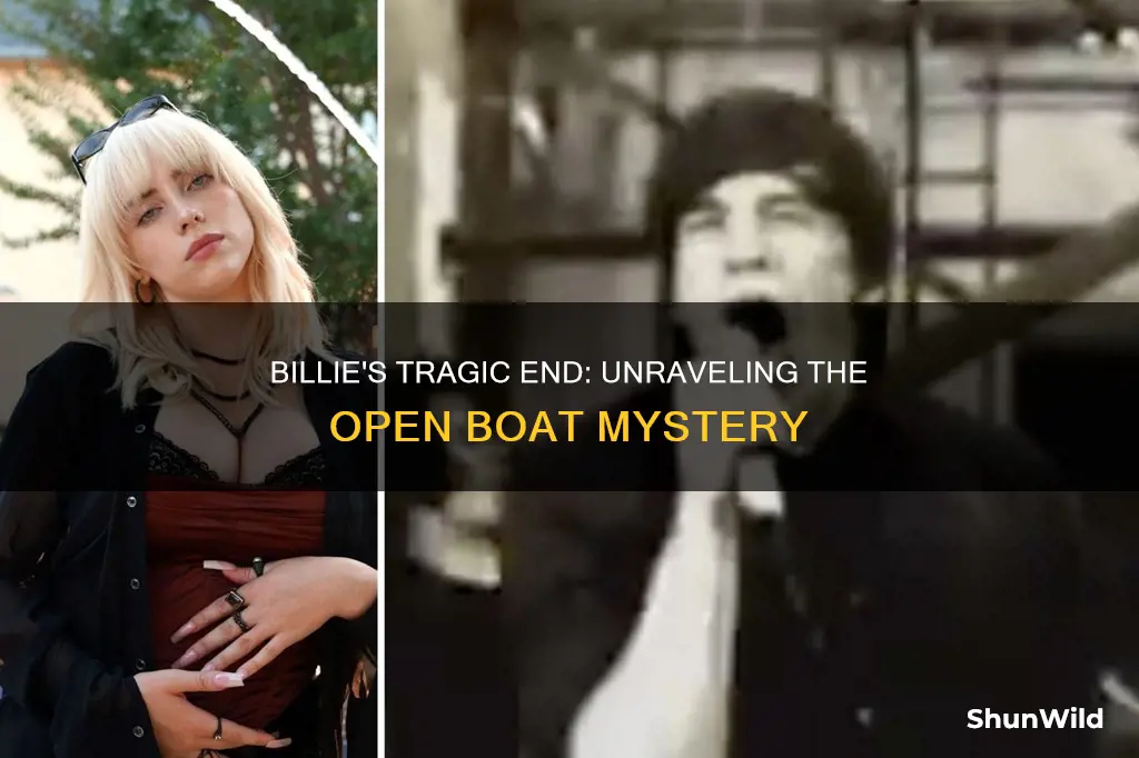 how did billie die in the open boat