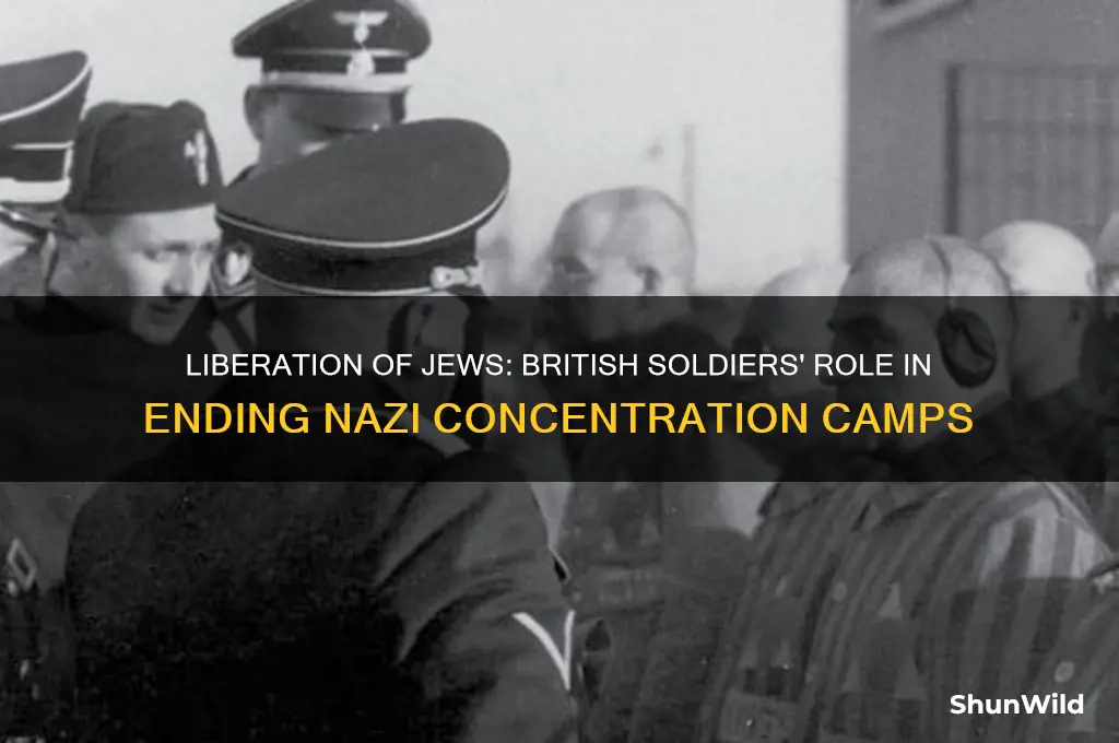how did british soldiers free jews from concentration camps
