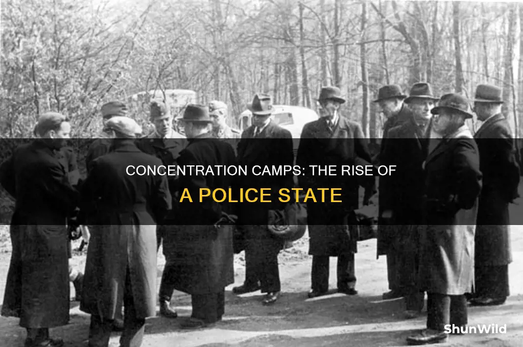 how did concentration camps created a police state