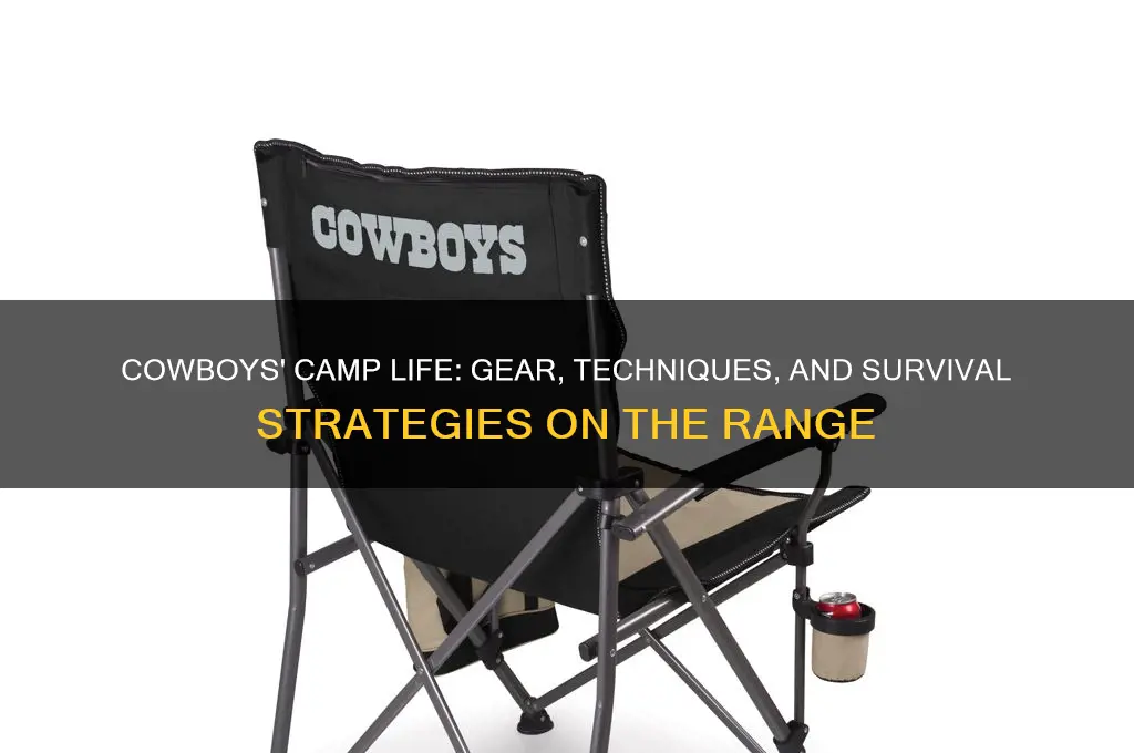 how did cowboys camp