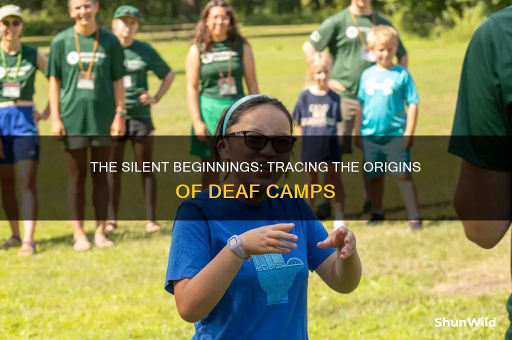 how did deaf camps originate