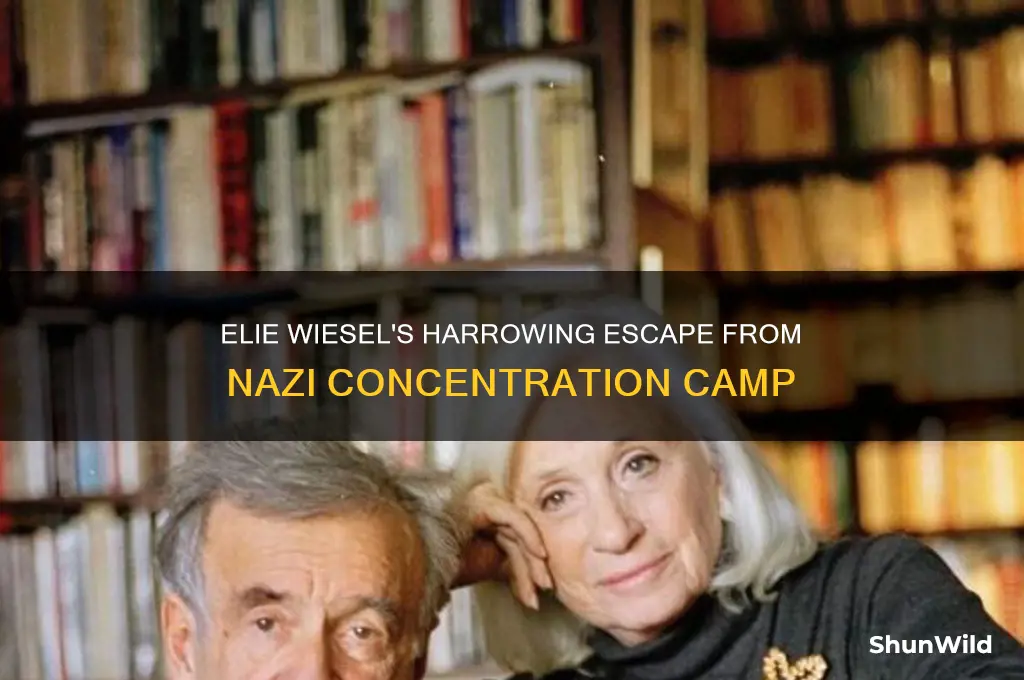 how did elie wiesel escape the concentration camp