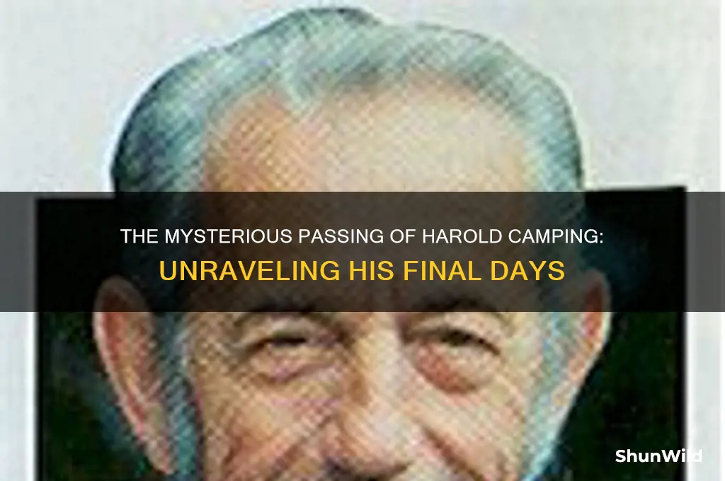 how did harold camping die