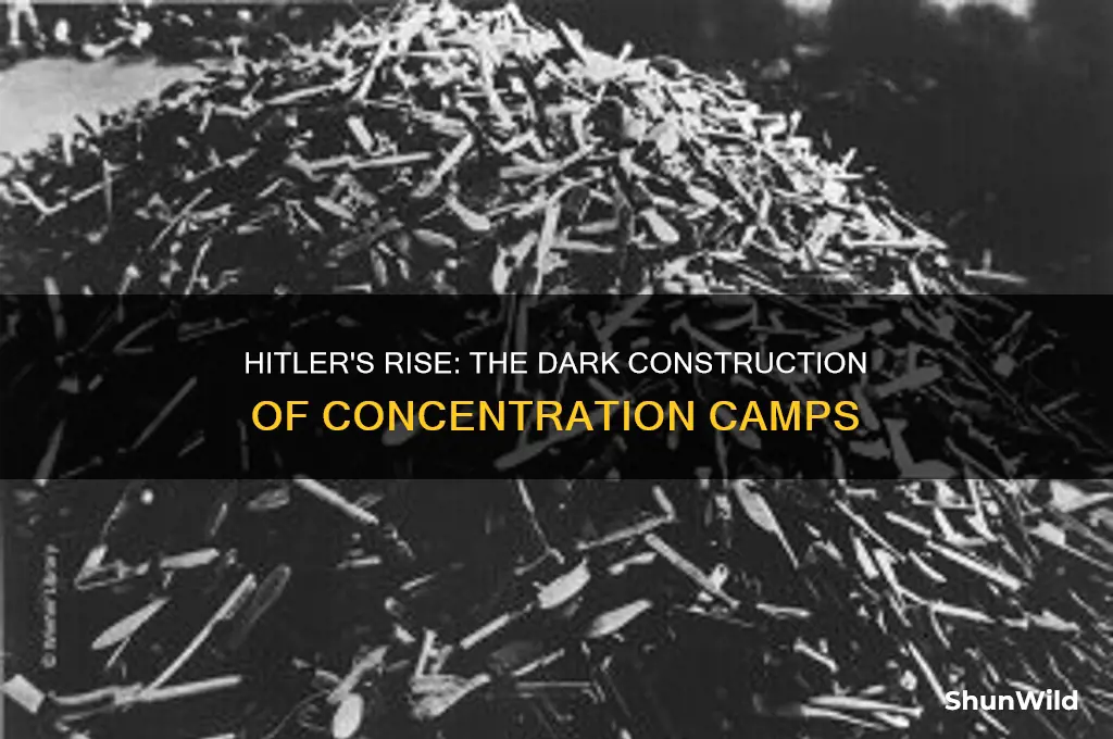 how did hitler build concentration camps