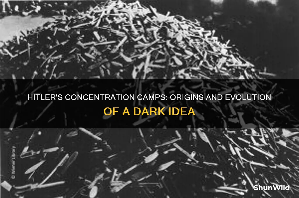 how did hitler come up with concentration camps