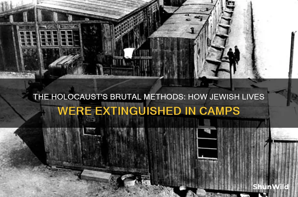 how did jewish people die in concentration camps