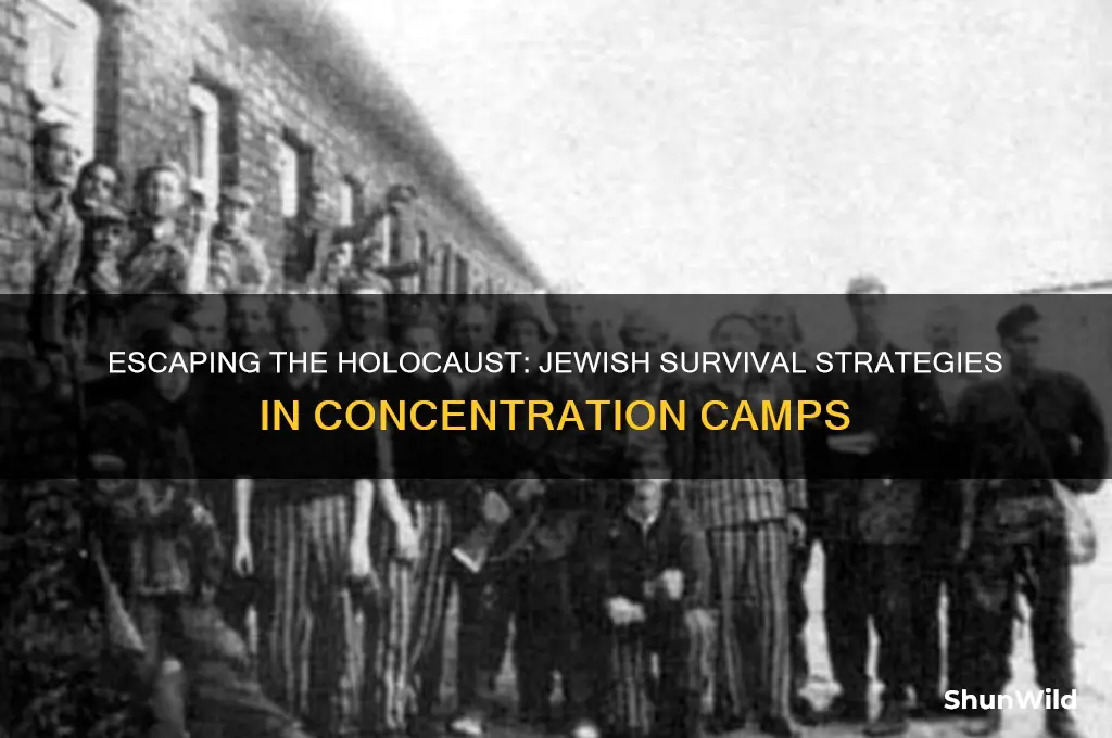 how did jews escape concentration camps