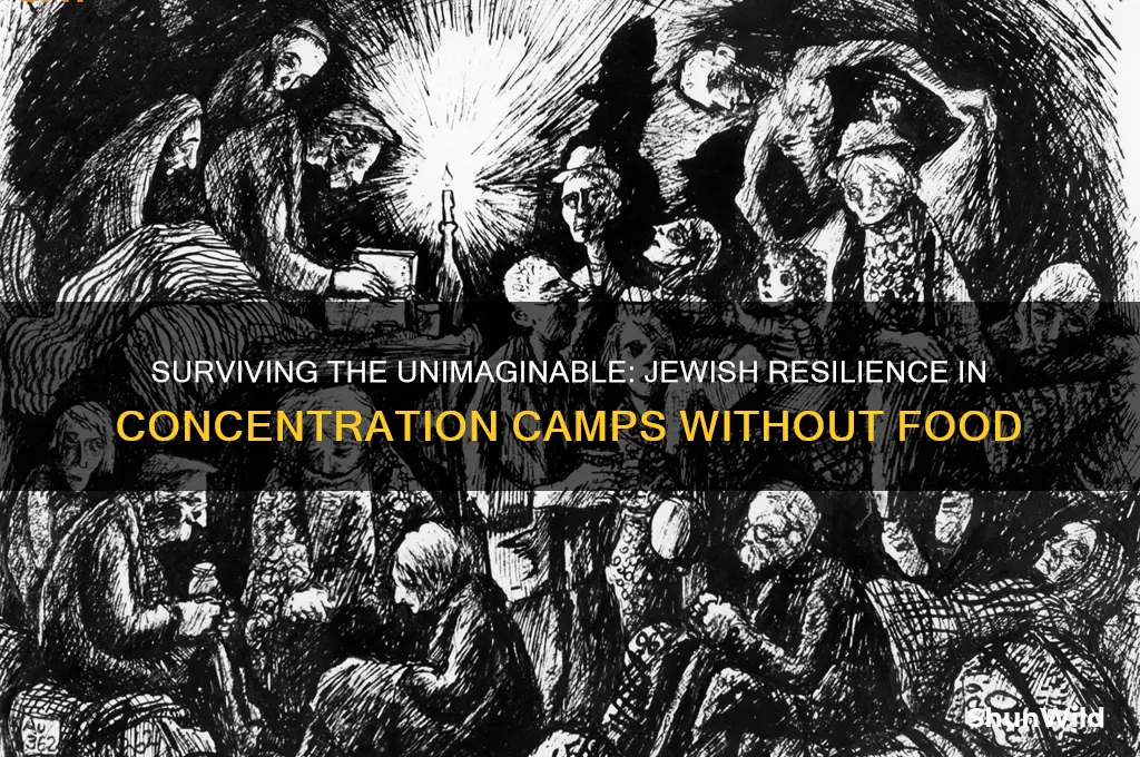 how did jews survive concentration camp without no food