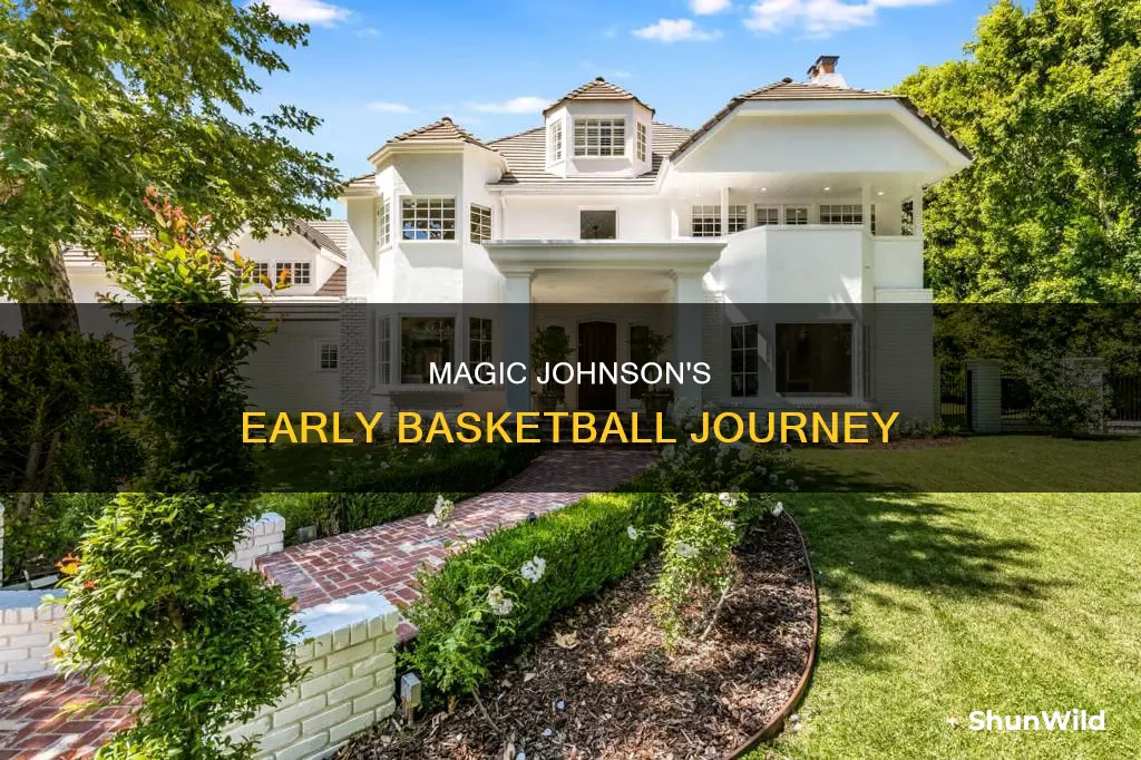 how did magic johnson first become interested in basketball