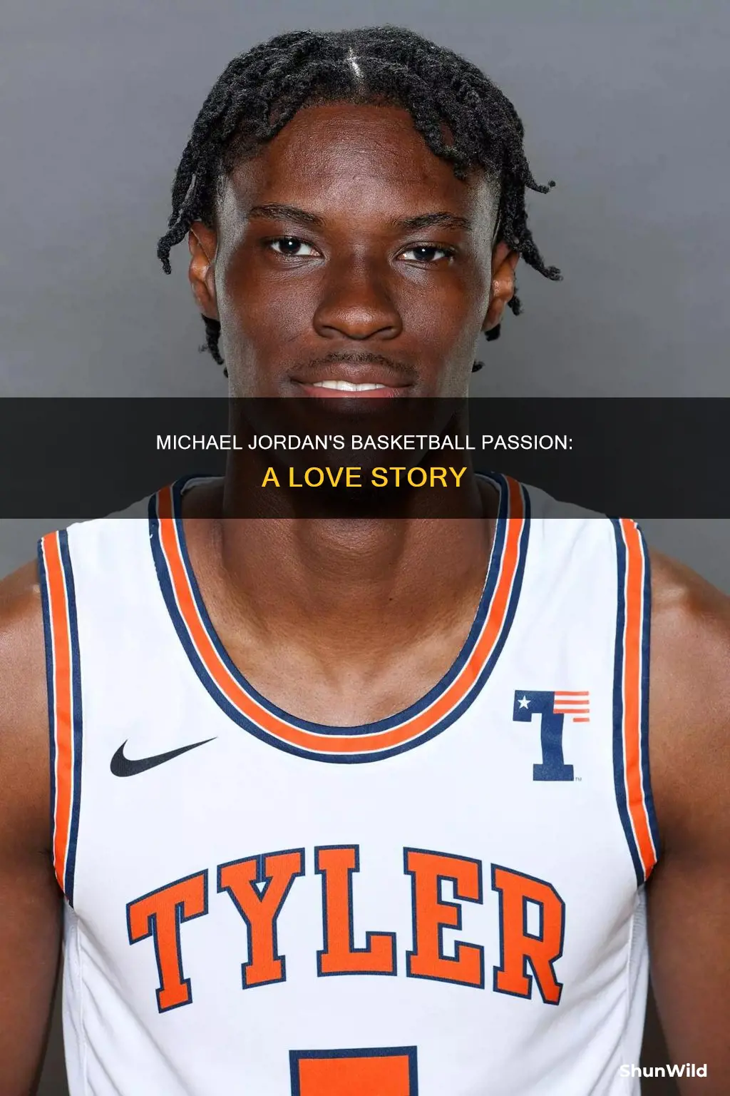 how did michael jordan fall in love with basketball