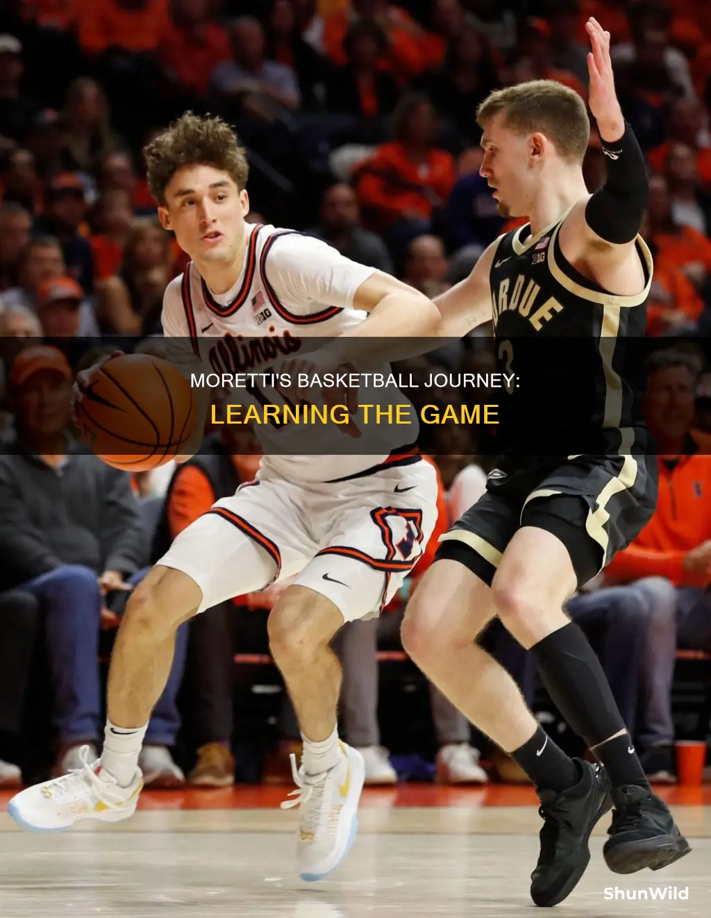 how did moretti learn basketball