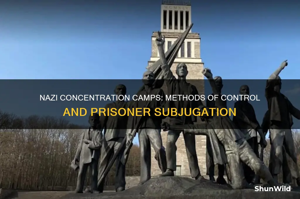 how did nazis control prisoners in concentration camps