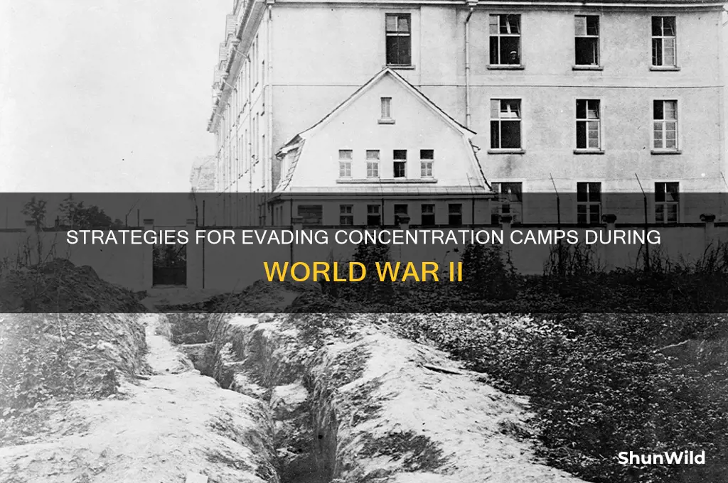 how did people avoid concentration camps