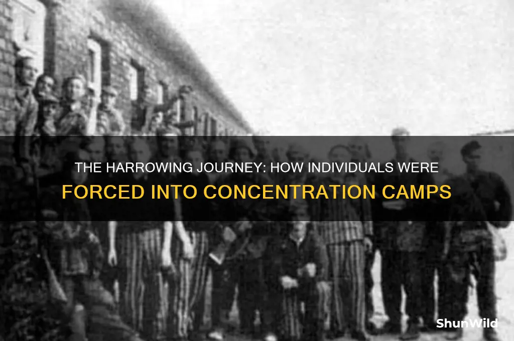 how did people get into concentration camps