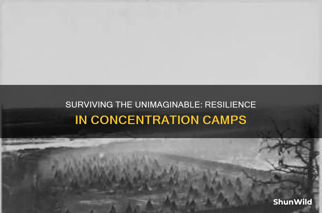 how did people in concentration camps survive
