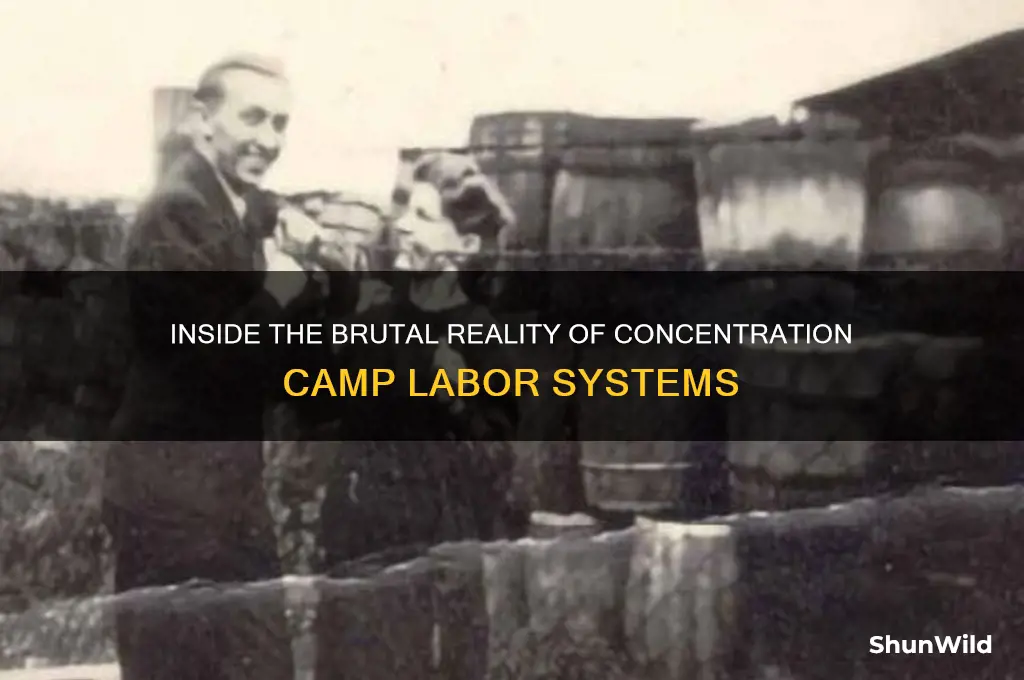 how did people work concentration camps