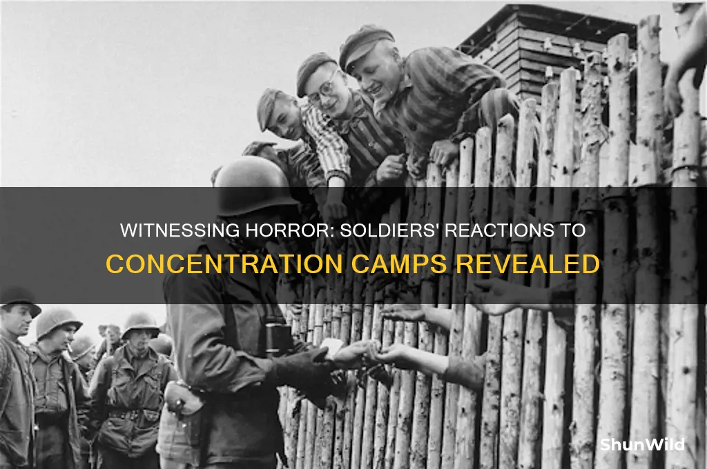 how did soldiers react to concentration camps