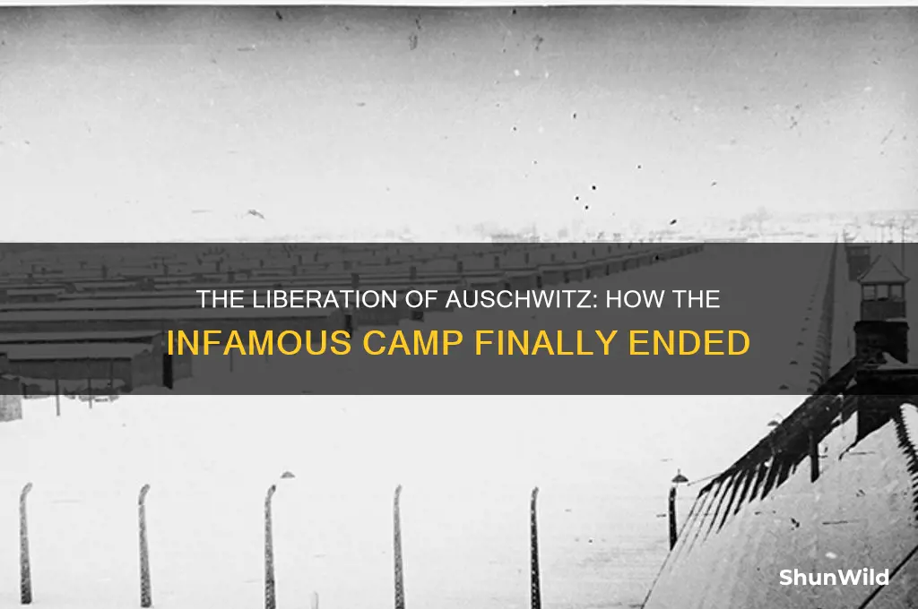 how did the auschwitz concentration camp end