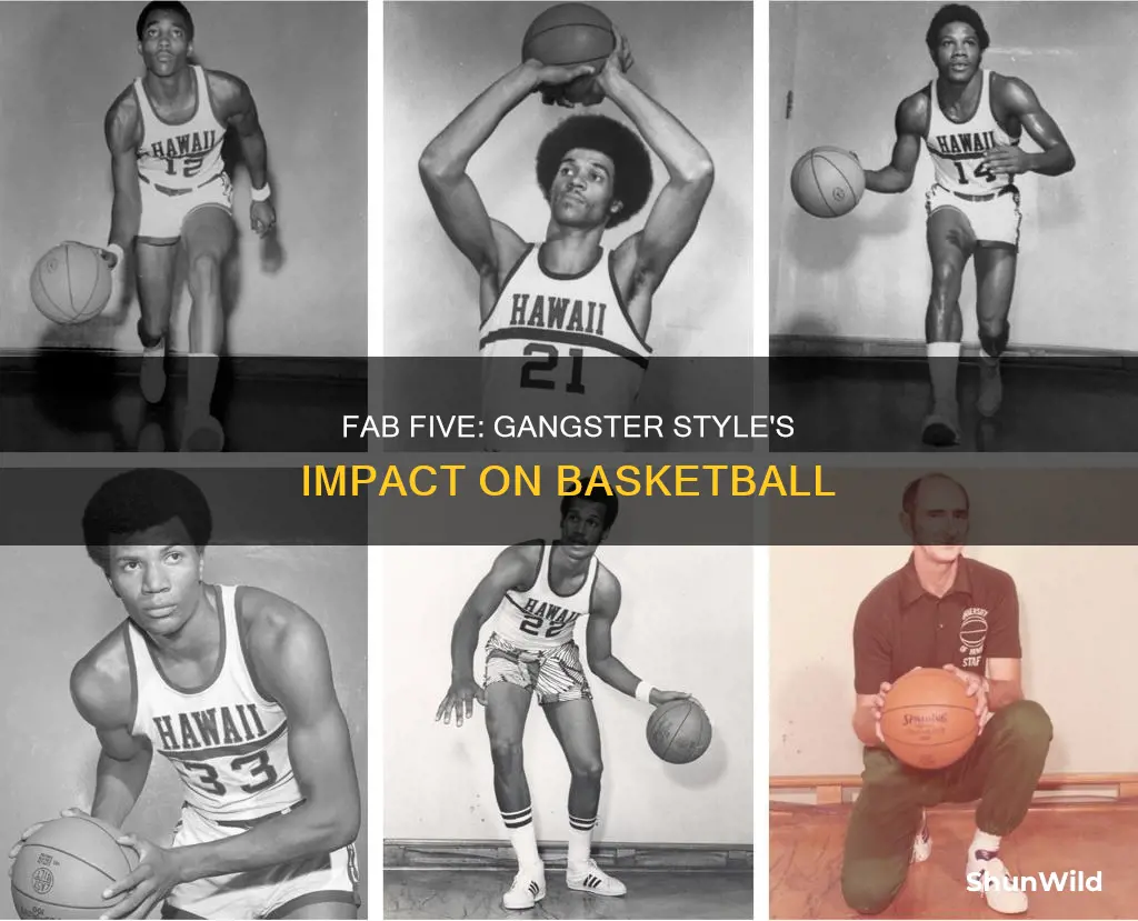 how did the fab five gangster culture change basketball