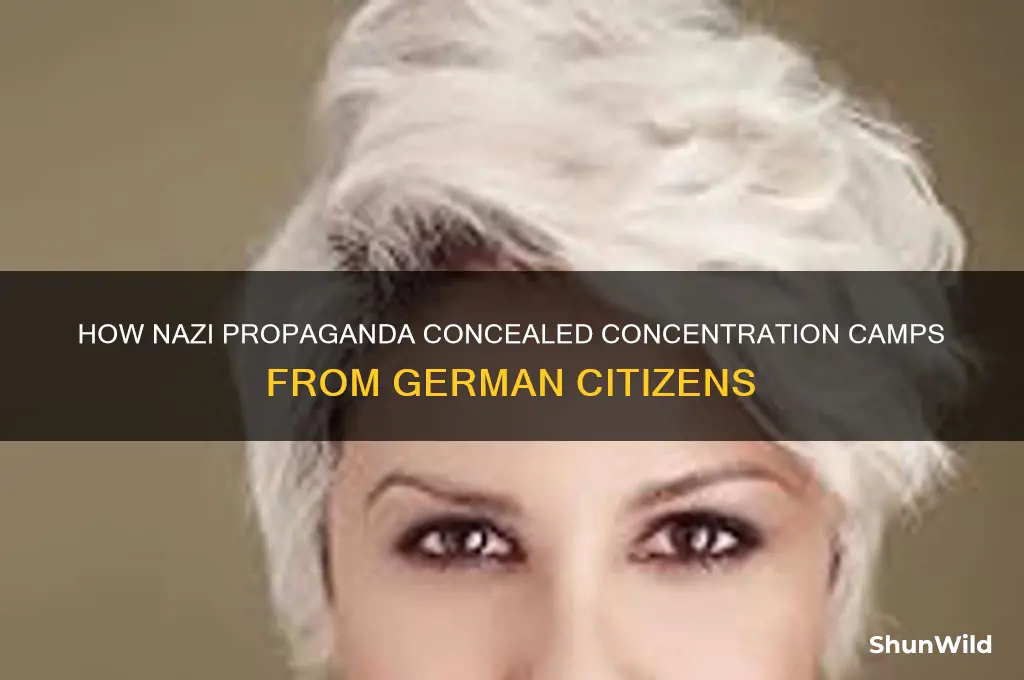 how did the german government distract citizens from concentration camps